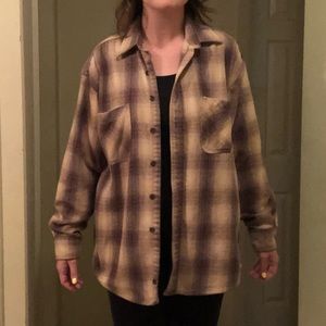 St. John’s Bay Plaid Flannel Shirt Jacket